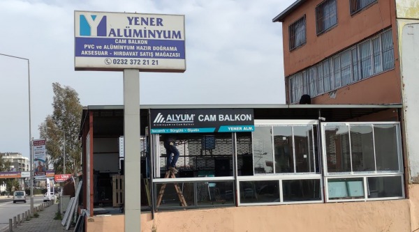 İzmir / Yener Alüminyum ve Isıcamlı Cam Balkon